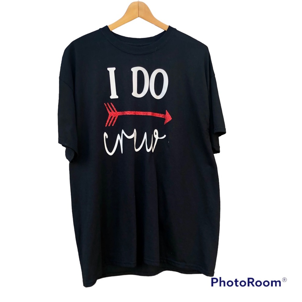 I DO Crew Tee Shirt Pastor’s Wife Sz.XL Gildan Dryblend